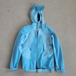 Light Blue Hooded Jacket